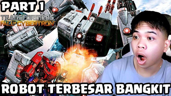 Aksi Pembangkitan Metroplex dan Kematian Megatron !! Transformers Fall Of Cybert