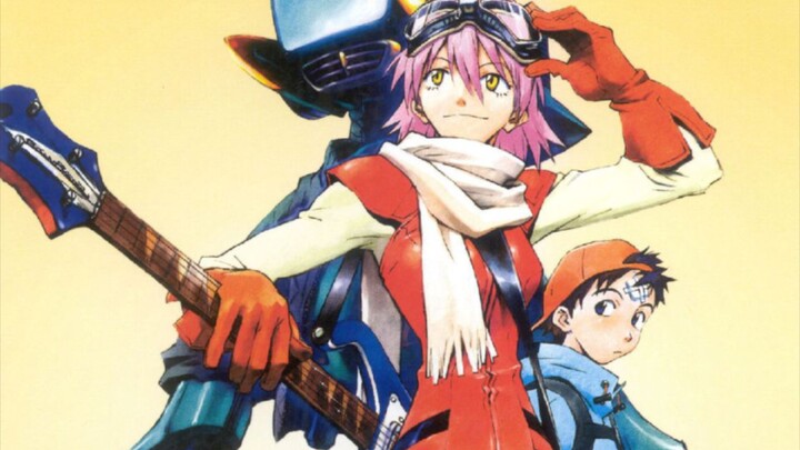 "FLCL" (Special Her) - apresiasi album lukisan asli