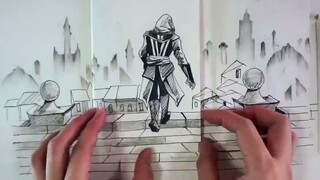 Origami Parkour Assassin's Creed