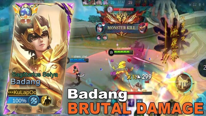 Badang Brutal Damage Build ~ Gameplay | Mobile Legends