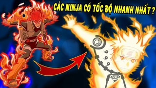 Các Nhân Vật Được Cho Là Có Tốc Độ Nhanh Nhất Trong Thế Giới Naruto | Có 3 Hokage Konoha