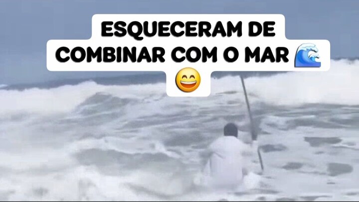 O Mar não colaborou 😃🌊