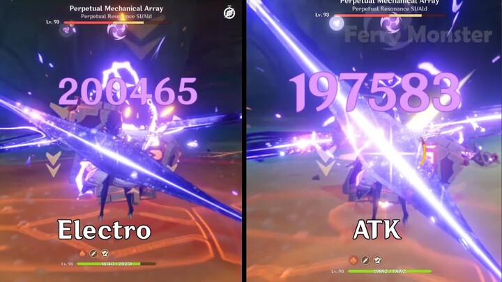Raiden Shogun Electro Goblet vs Atk | Showcase (With Team Buff) - Genshin Impact