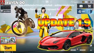 Update 1.9 | Siêu Xe Mới Lamborghini, Xe Đạp Mới | Hợp Tác Với BlackPink | Pubg New State | Xuyen Do