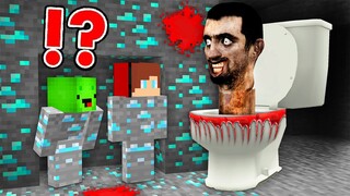 Scary SKIBIDI TOILET vs JJ and Mikey Pranked As Diamond in Minecraft Challenge Maizen