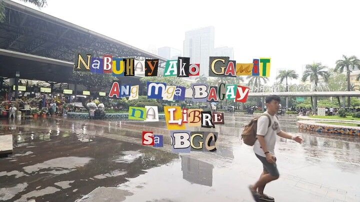 TUMIRA AKO SA BGC AT NABUBUHAY AKO GAMIT ANG MGA LIBRE!! 😮