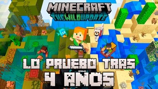 ¡Pruebo Minecraft tras 4 años! - Minecraft Wild Update 1.19