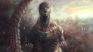 cuplikan film Shin Godzilla saat menghancurkan kota Jepang