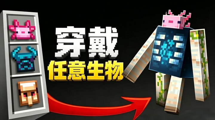 When I can wear any body part from any creature and assemble them however I want! Minecraft