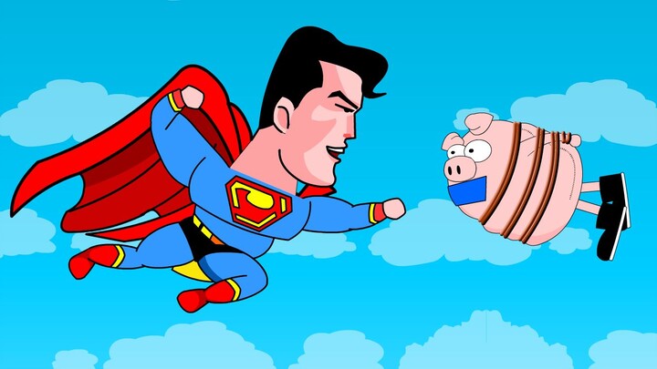 43 Teacher Li's animation "The Legend of the Pea" Step on the Back and Meet Superman