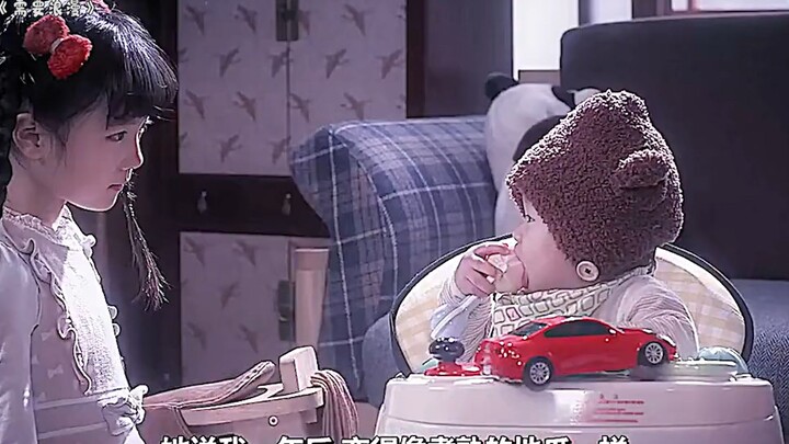 The newborn baby brother was so ugly that his older sister disapproved of him. Who would have though