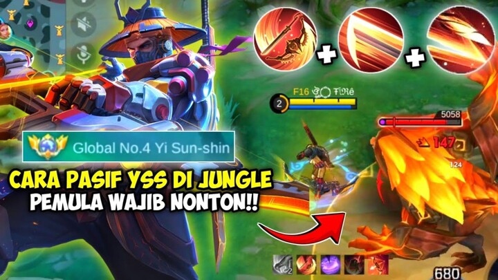 TUTORIAL YSS REVAMP VS TANK JUNGLER BUAT PEMULA FULL PENJELASAN ROTASI BUILD CARA MAIN PASIF YSS