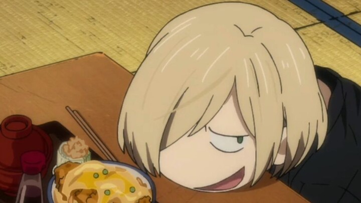 慎入！！！谁能拒绝一个行走的金发傲娇表情包呢！！！【冰上的尤里】