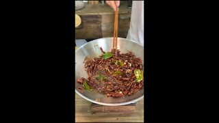 Làm đặc sản tôm bay chiên giòn #food