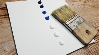 KING ART   N  #684  BUSHES   ACRYLIC PAINTING