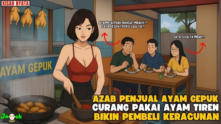 AZAB PENJUAL AYAM GEPUK CURANG PAKAI AYAM TIREN BIKIN PEMBELI KERACUNAN