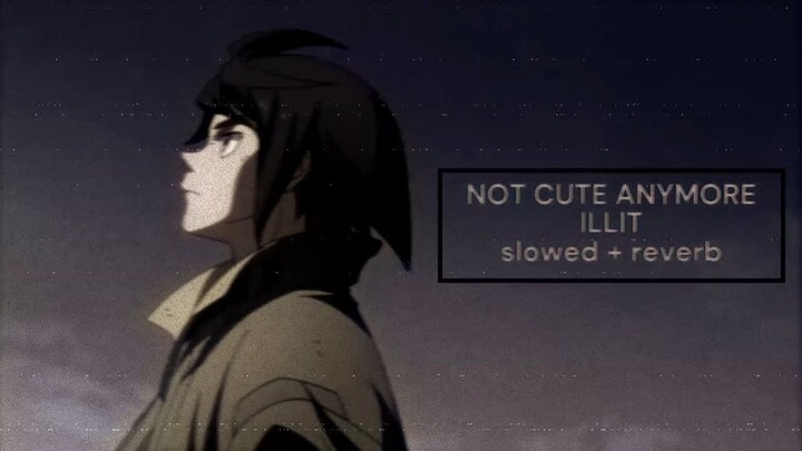 NOT CUTE ANYMORE - ILLIT (slowed & reverb)