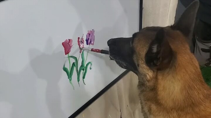 Teacher Wang teaches you how to draw flowers 🎨