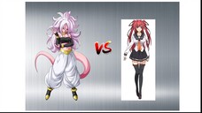 Android 21 VS Mio Naruse (Dragon Ball VS Shinmai Maou no Testament)