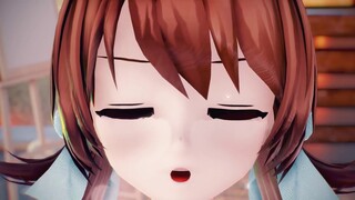 【Cleaning Screen】When CCTV's new daughter asks you for a kiss!? Come and kiss her!