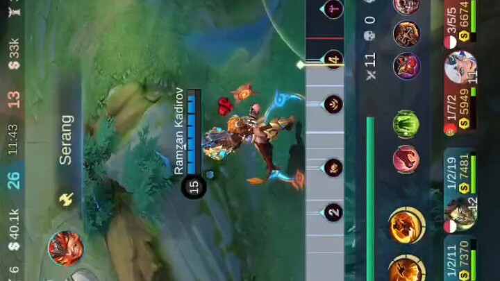 Aulus The strong Hero Mobile Legend   Maniac 🔥 🔥🔥