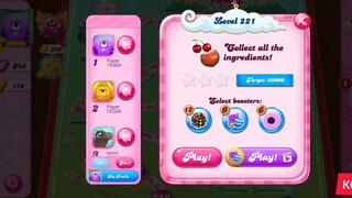 CANDY CRUSH SAGA LEVEL 221 (NEW VERSION)