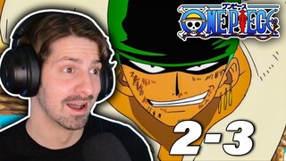 First Time Watching One Piece Anime Reaction ~ Episode 2 and 3
