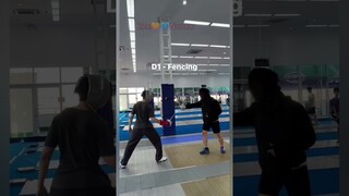 ZeeNunew 🧡💙 D1- Fencing #zeenunew #zeepruk #nunew