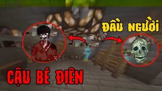 Minecraft Creepy : Câu Chuyện Kinh Dị Cậu Bé Điên Loạn Và Căn Nhà Toàn Đầu Người Trong Minecraft