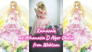 Kainazala as Athanasia D Alger Obelia from Webtoon Who Makes Me A Princess 👑