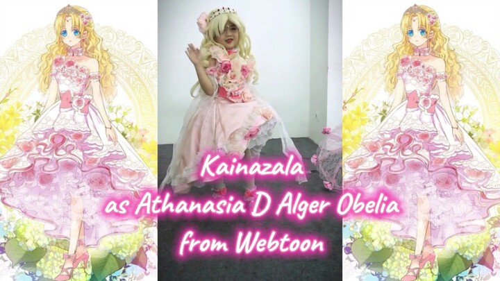 Kainazala as Athanasia D Alger Obelia from Webtoon Who Makes Me A Princess 👑