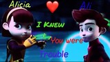 Ejen Ali X Alicia {AMV} ~ Taylor Swift - I Knew You Were Trouble