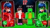 JJ Creepy LadyBug vs Mikey LadyBug CALLING at NIGHT to MIKEY and JJ ! - in Minecraft Maizen