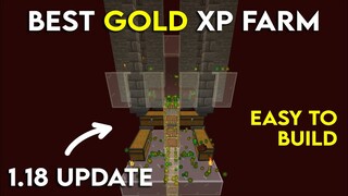 Minecraft Gold XP Farm 1.18 Easy Build Tutorial