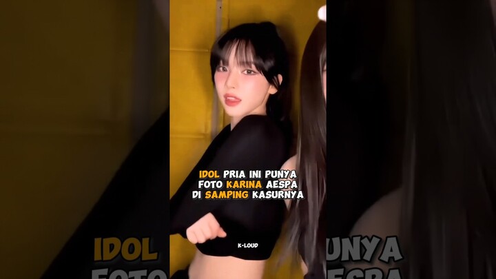 Idol pria ini punya foto #karina #aespa di samping kasurnya #shorts #kpop #viral #minhyuk #monstax