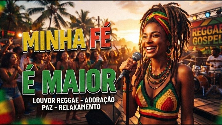 MINHA FÉ É MAIOR  [Reggae Gospel para Encher o Coração de Paz] - Positive Vibrat