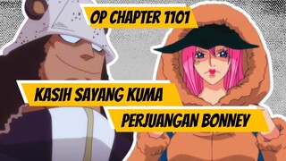 ONE PIECE 1101 | KASIH SAYANG KUMA DAN PERJUANGAN BONNEY !!  | OP CHAPTER 1101