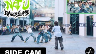 【Z轴舞团】路人视角看小哥哥一镜到底路演翻跳NCTU超swag舞曲Baggy Jeans