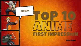 10 MGA KARAKTER NG ANIME NA GUMAWA NG MALAKAS NA UNANG IMPRESYON | Tagalog Reviews