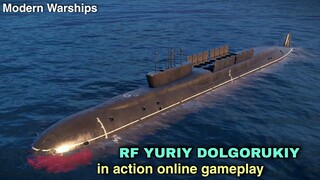 Modern Warships: RF YURIY DOLGORUKIY Submarine in action.