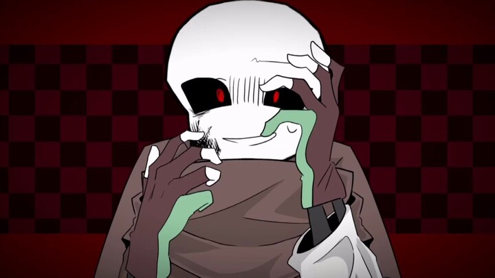 【Reprint】【Undertale AU】Baby Hotline Meme flash warning【ink sans】