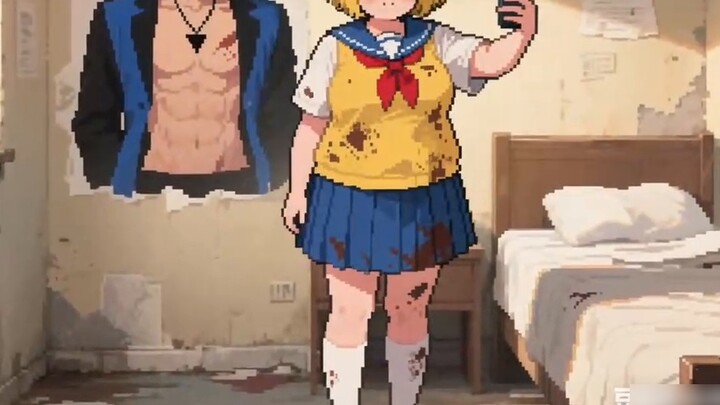 #Pixel#A day in the life of a fat house exquisite pig girl vlog