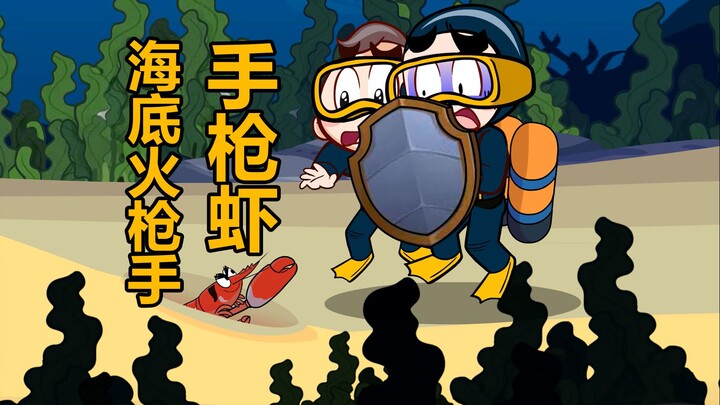 【唐唐】涨知识！海底火枪手之手枪虾
