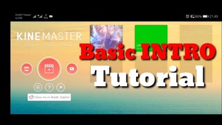 Basic INTRO TUTORIAL USING KINEMASTER /CHROMA KEY /TAGALOG