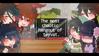 || The most chaotic hangout of teyvat.. || Gacha club skit || Genshin impact ||