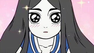 Nezha with long hair looks like a little girl