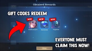 GIFT REDEEM CODES SKIN AND MORE REWARDS! LEGIT! CLAIM IT FREE! | MOBILE LEGENDS 2022