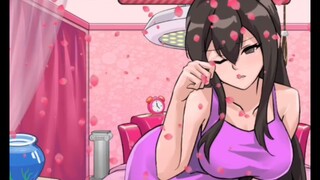 Aku bahkan tidak tega membangunkan istriku yang cantik ini～ mending lanjut tidur saja deh