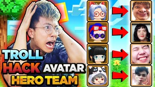 🤣 MRVIT LẠI HACK NICK ĐỔI TOÀN BỘ AVATAR ẢNH DÌM CỦA HERO TEAM MINI WORLD*TROLL HERO TEAM TIẾP !!!