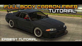 Easiest Full Body Carbon Fiber Tutorial for Nissan Skyline GTR R32 in Car Parking Multiplayer